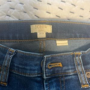 J Crew stretch crop jeans size 28/26